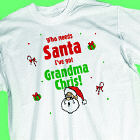 Who Needs Santa Personalized Youth T-shirt